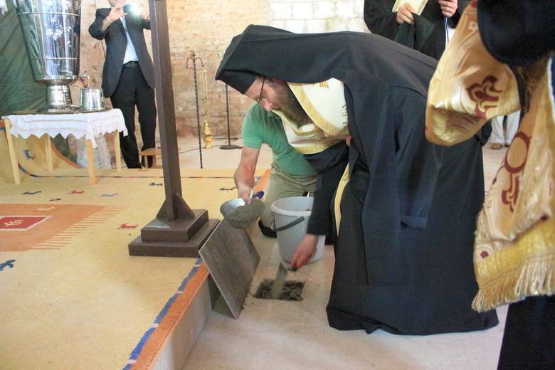 Piatră de temelie pentru biserica Parohiei Leipzig 70419