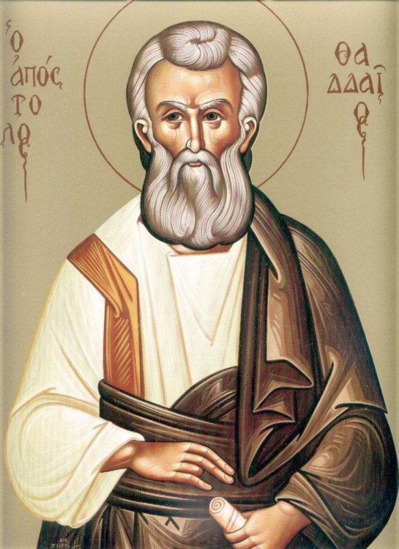 Sf. Ap. Tadeu; Sf. Mc. Vasa, cu fiii ei; Sf. Mc. Donat diaconul, Romul preotul, Silvan diaconul şi Venust 70113