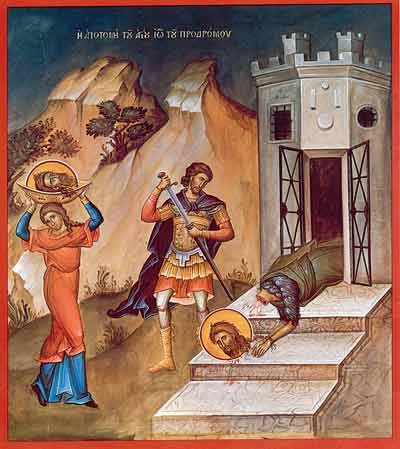 Tăierea cinstitului cap al Sf. Proroc Ioan Botezătorul (Post) 69966