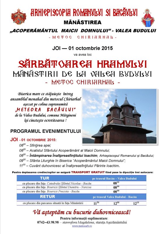 Hramul metocului chiriarhal de la Valea Budului 69423