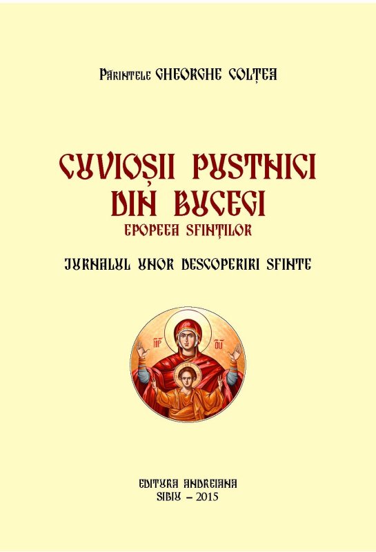 Carte despre cuvioşii din Bucegi, apărută la „Andreiana” 69400