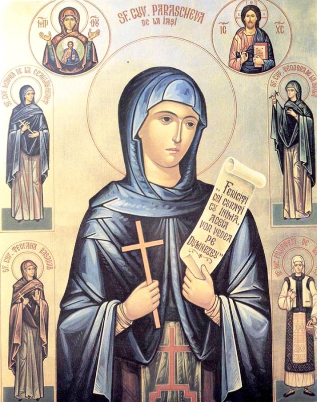 Sfânta Cuvioasă Parascheva de la Iaşi; Sfinţii Mucenici Nazarie, Chervasie, Protasie şi Chelsie 68935