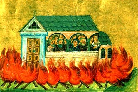 Sfinţii 20.000 de Mucenici din Nicomidia; Sfântul Sfinţit Mucenic Glicherie preotul 67374