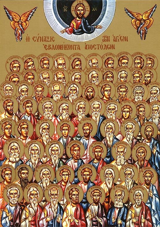 Soborul Sfinţii 70 de Apostoli; Sfântul Cuvios Teoctist; Sfântul Cuvios Apolinaria 67325