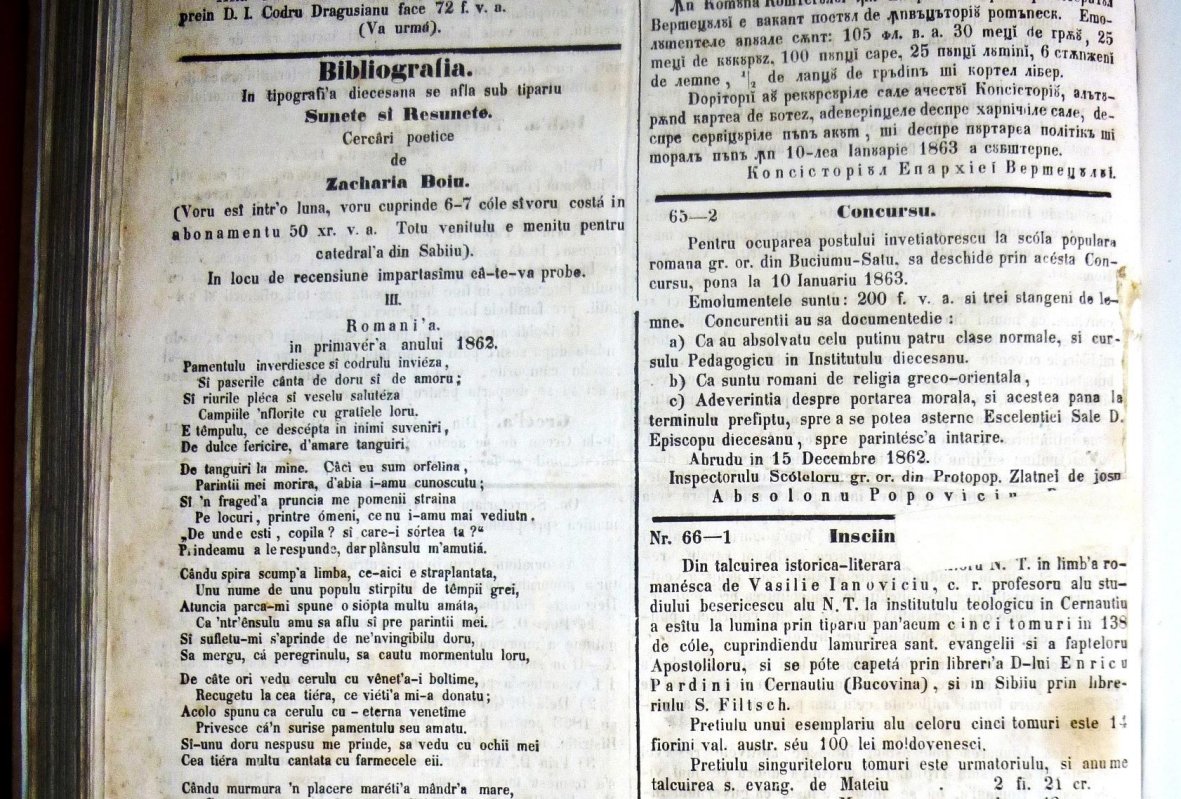 „Telegraful român” cea mai longevivă gazetă autohtonă 66676
