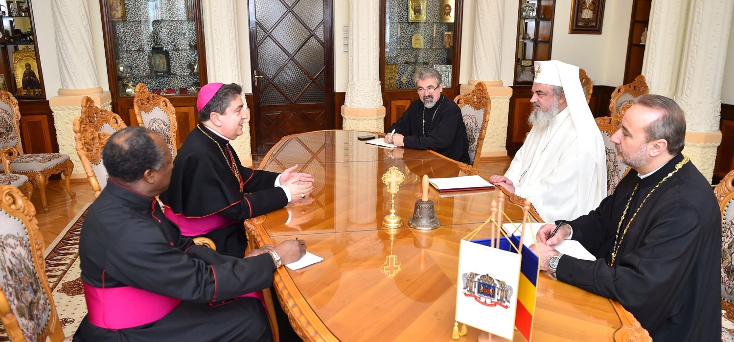 Noul Nunţiu Apostolic în România în vizită de prezentare la Patriarhia Română 66529