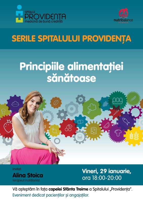 Nutriţionistul Alina Stoica, la Serile Spitalului „Providenţa“ 65945