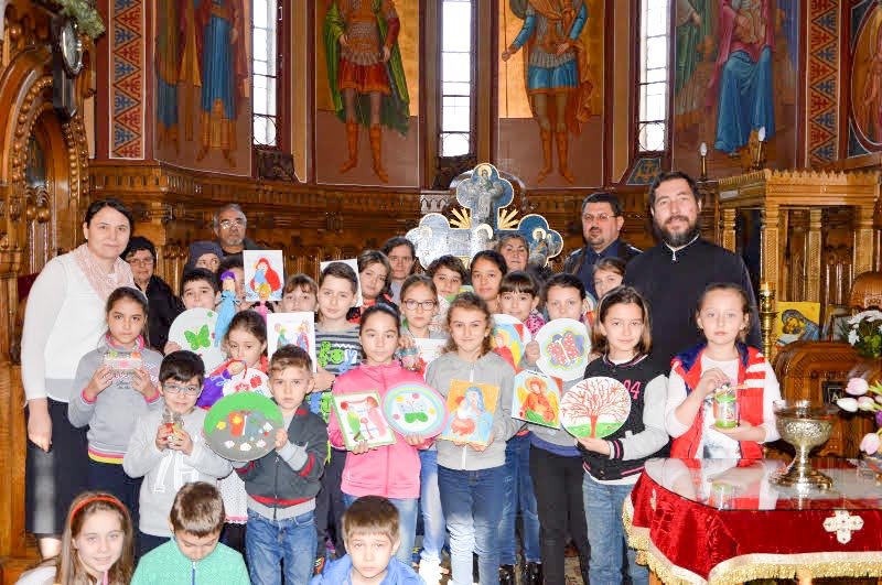 Atelier de pictură pentru cei mici la Parohia „Buna Vestire”-Belu 65255