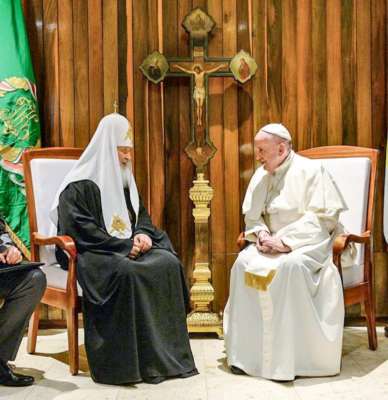 Declaraţie comună a Patriarhului Kiril și a Papei Francisc 65129