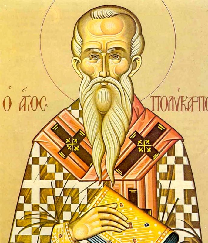 Sfântul Sfinţit Mucenic Policarp, Episcopul Smirnei;  Sfânta Cuvioasă Gorgonia 64673