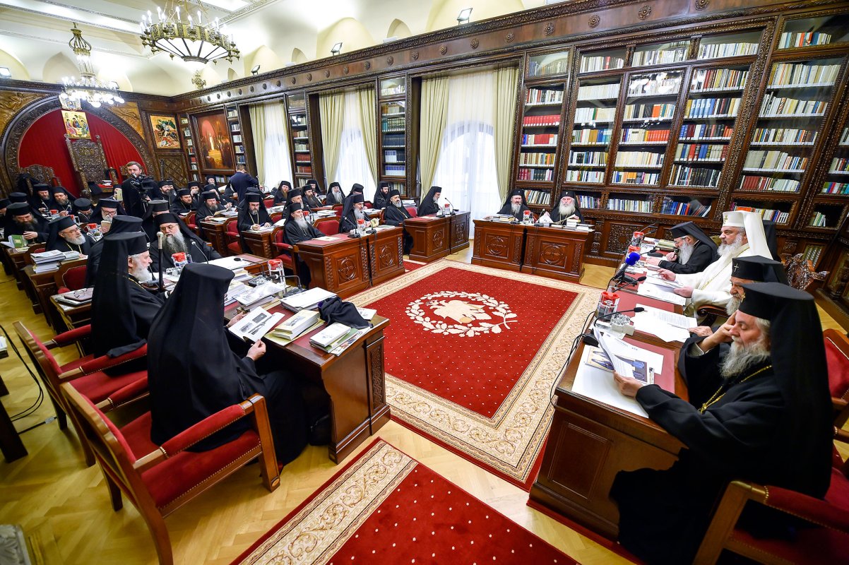 Ședinţă de lucru a Sfântului Sinod 64493