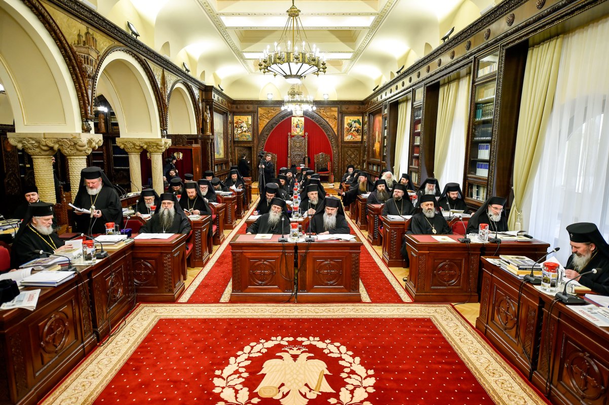 Ședinţă de lucru a Sfântului Sinod 64501