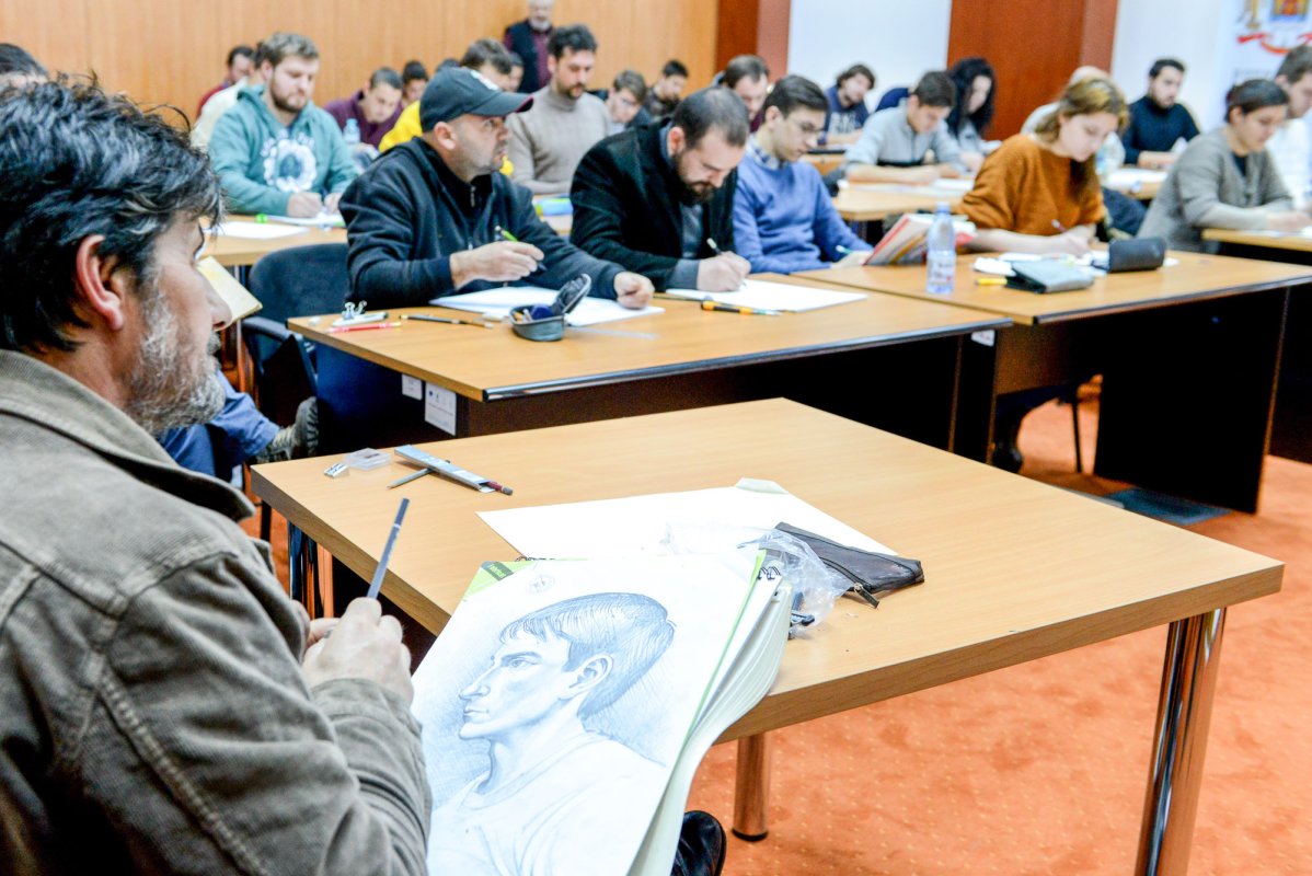 Noi stagiari pentru şantierele de pictură 63733