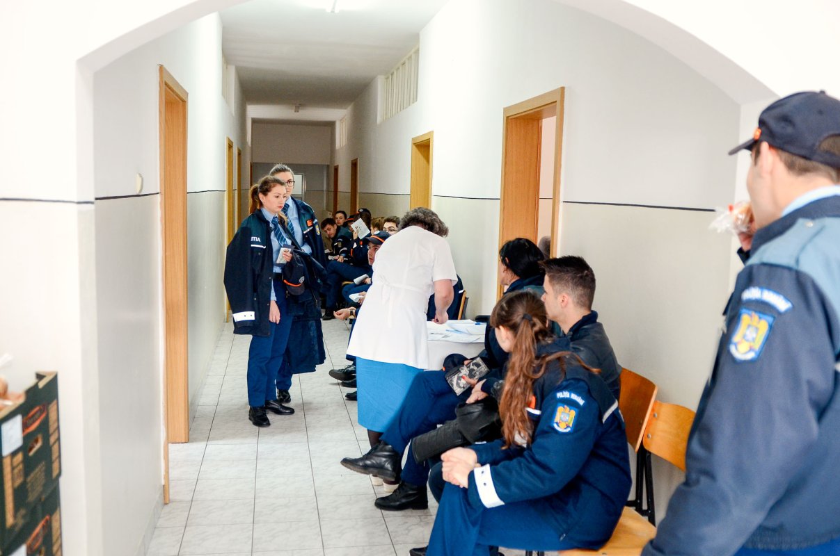 80 de viitori polițiști au donat sânge la Câmpina 63501
