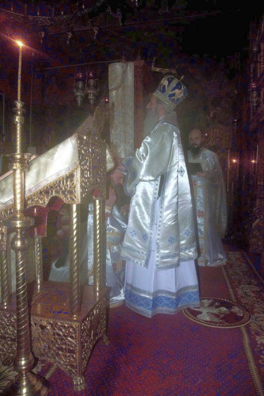 Stareţul Mănăstirii Petru Vodă, hirotesit întru arhimandrit 63462