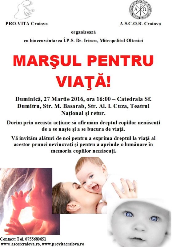 „Dorim să reafirmăm sacralitatea vieţii umane” 62839