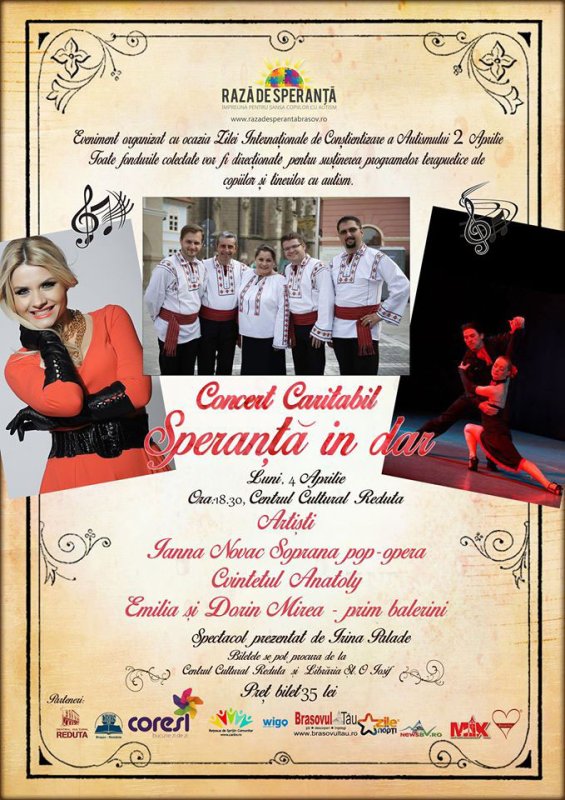Concert caritabil pentru copiii cu autism, la Braşov 62503