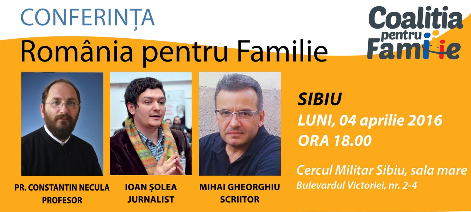 Conferinţa „România pentru Familie” la Sibiu 62502