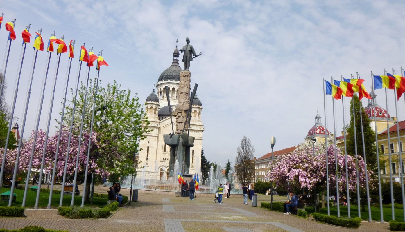 Drapelul de luptă al lui Avram Iancu, expus la Cluj-Napoca 62041