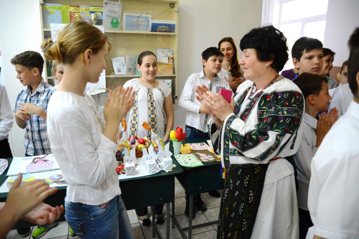 Talentul şcolarilor de la „Ion Ghica“, expus la Târgul de Paşti 61360