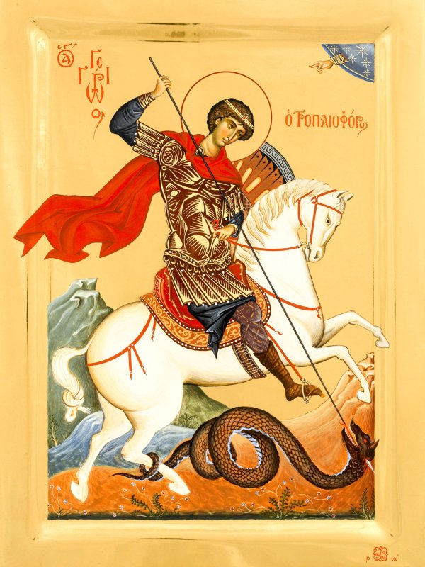 †) Sfântul Mare Mucenic Gheorghe, purtătorul de biruinţă; Sfântul Mucenic Valerie  (Sâmbăta lui Lazăr – Pomenirea morţilor) 61330