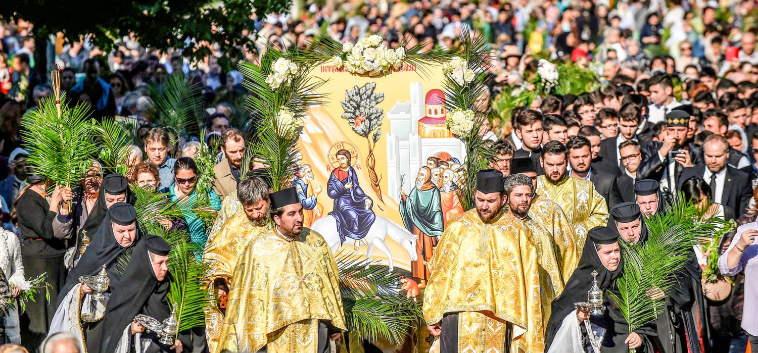 Rugăciune adusă lui Dumnezeu cu stâlpări și ramuri verzi 61227