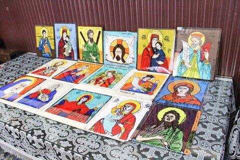 Atelier de pictat icoane în Penitenciarul de la Pavia, Italia 61123