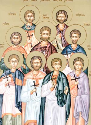 Sfânta şi Marea Vineri (Zi aliturgică. Denia Prohodului Domnului); Sfinţii 9 Mucenici din Cizic; Sfântul Cuvios Memnon, făcătorul de minuni 60919