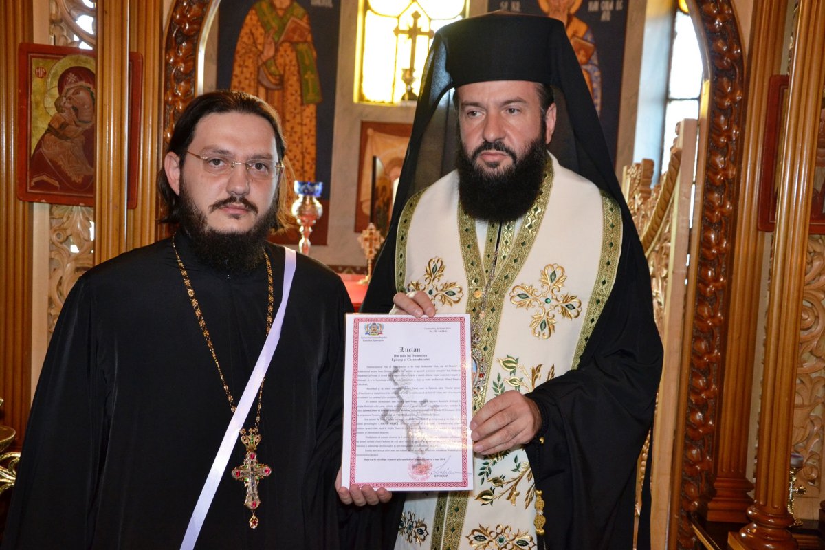 Hirotesie de arhimandrit la paraclisul Centrului eparhial din Caransebeș 60736