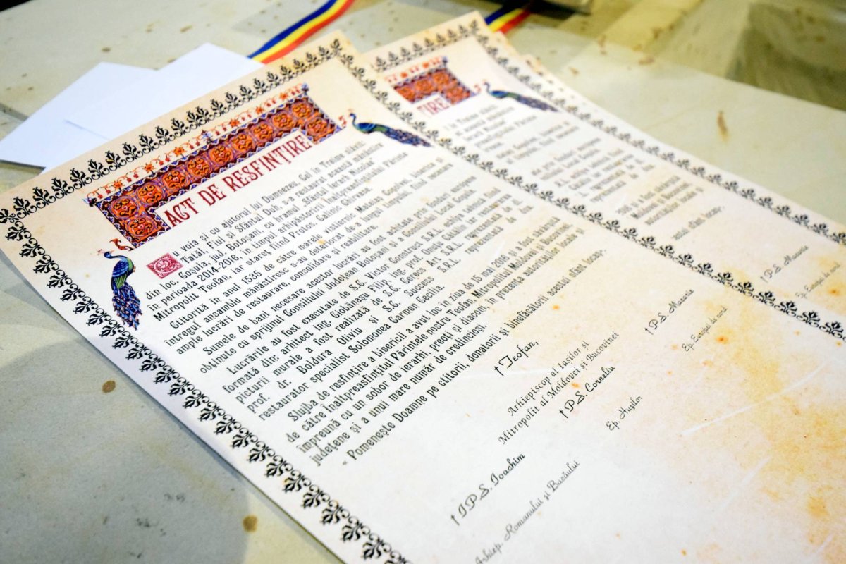 Mănăstirea Coşula a renăscut 60100