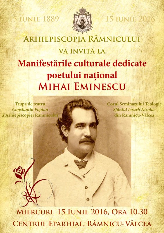 Manifestări Culturale Dedicate Poetului Național Mihai Eminescu