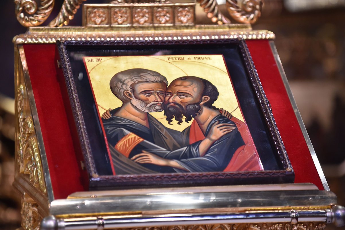Sfinţii Apostoli Petru şi Pavel - învăţători ai credinţei, pocăinţei şi misiunii Bisericii în lume 57524