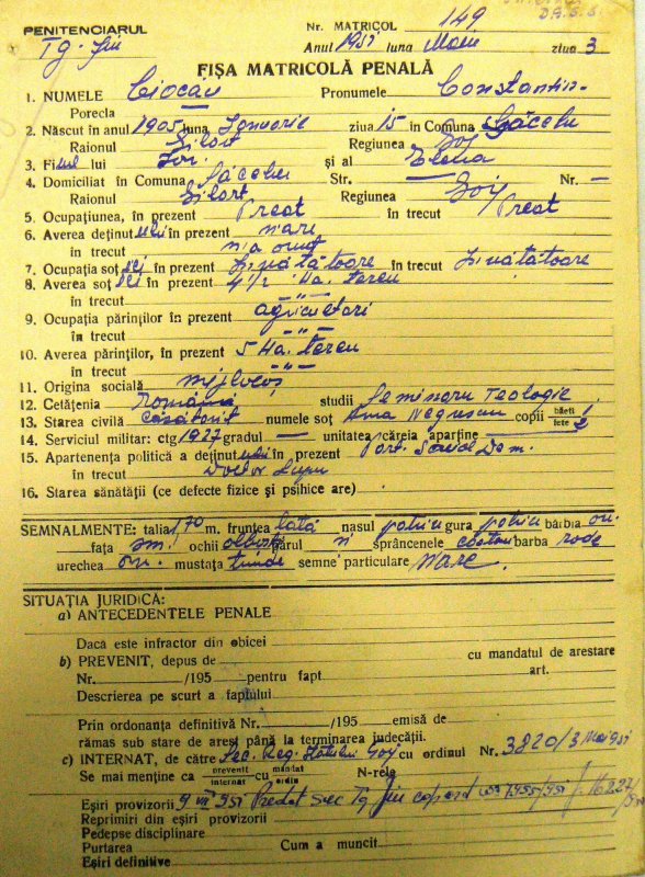 Închisorile preotului Constantin Ciocău 57442