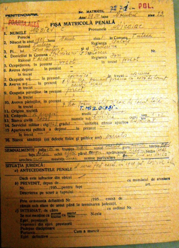 Preotul Nicolae Matei sub persecuţia comunistă 57315