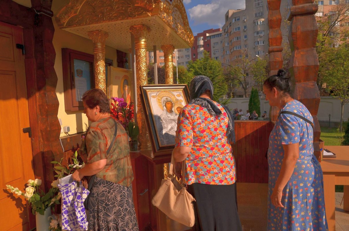 Icoana Prodromița, lucrarea la timpul prezent 56806