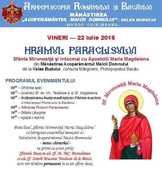 Hram la Mănăstirea Valea Budului 56225