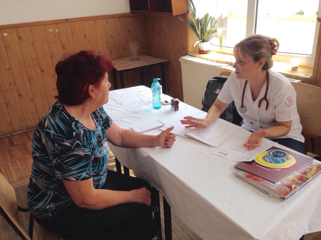 O nouă acțiune a Caravanei „Sănătate pentru sate” 55574