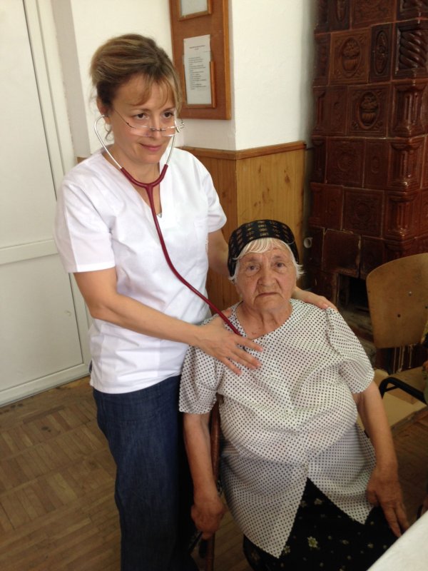 O nouă acțiune a Caravanei „Sănătate pentru sate” 55575