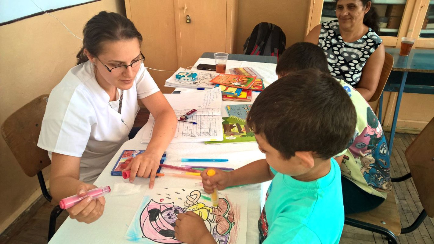 O nouă acțiune a Caravanei „Sănătate pentru sate” 55578