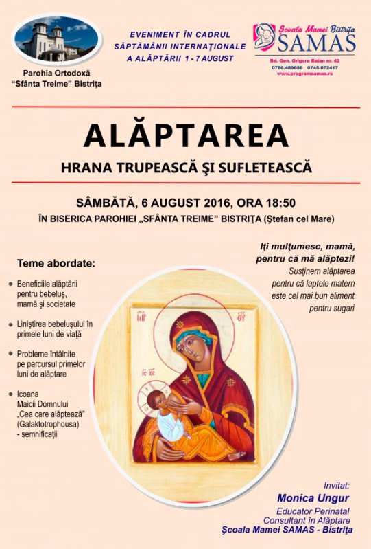 Conferință despre rolul alăptării, la Bistrița 55435