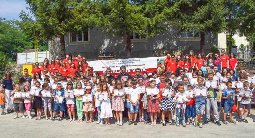 Şcoli de vară în două parohii ale Protoieriei Moineşti 55422