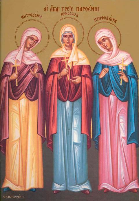 Sfintele Muceniţe Minodora, Mitrodora şi Nimfodora 53346
