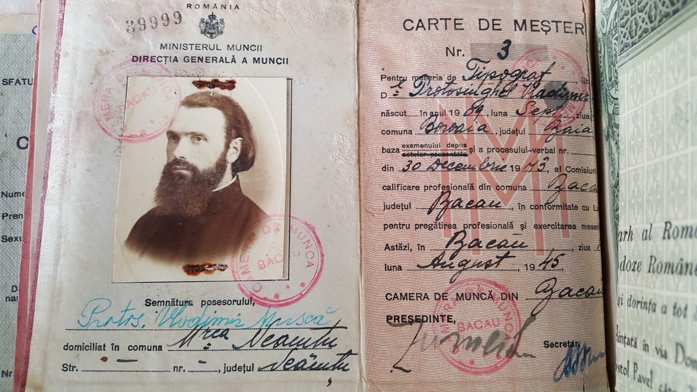 Monahi tipografi de altădată - arhimandritul Vladimir Muscă 52609
