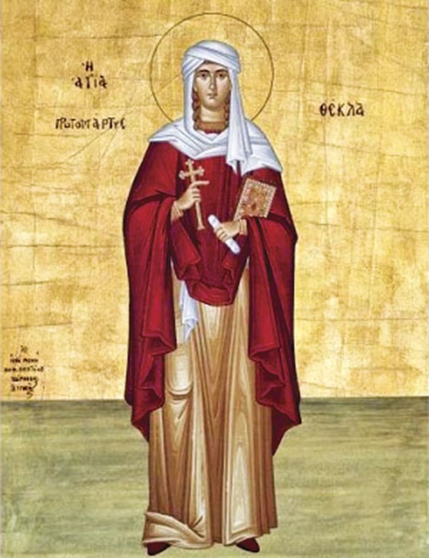 Sfânta întâia Muceniţă şi întocmai cu Apostolii Tecla; Sfântul Cuvios Siluan Athonitul 52400