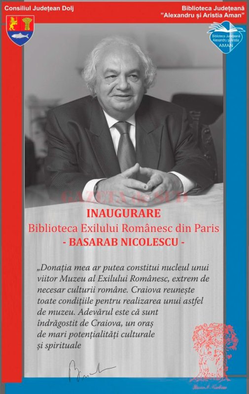 „Biblioteca exilului românesc” a fost inaugurată 50786