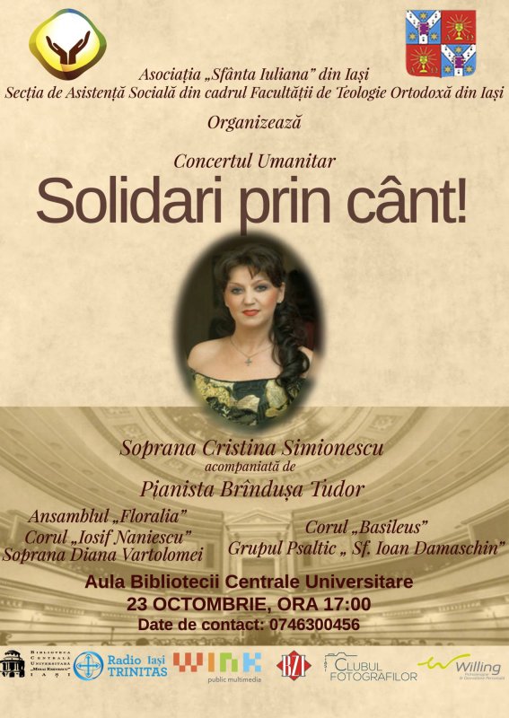 Concert umanitar la Biblioteca Centrală Universitară din Iaşi 50695