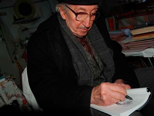 Pictorul Dan Hatmanu la ceas aniversar 50490