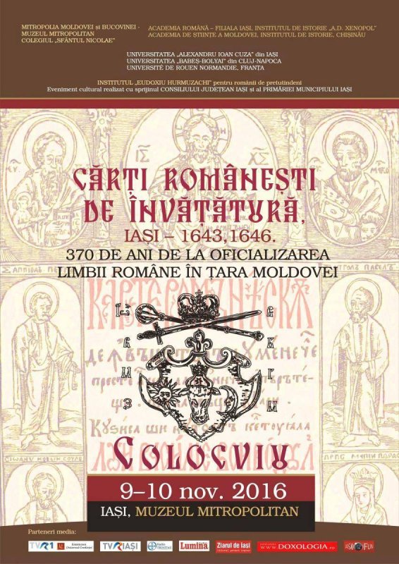 370 de ani de la oficializarea limbii române în Ţara Moldovei marcaţi la Iaşi printr-un colocviu internaţional 49681