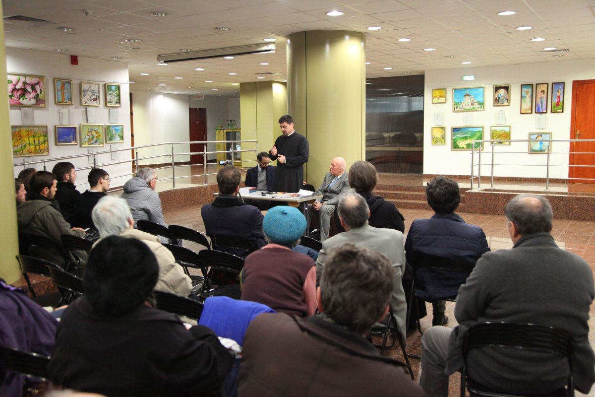 Diaconul Sorin Mihalache a conferențiat la Sibiu 48586