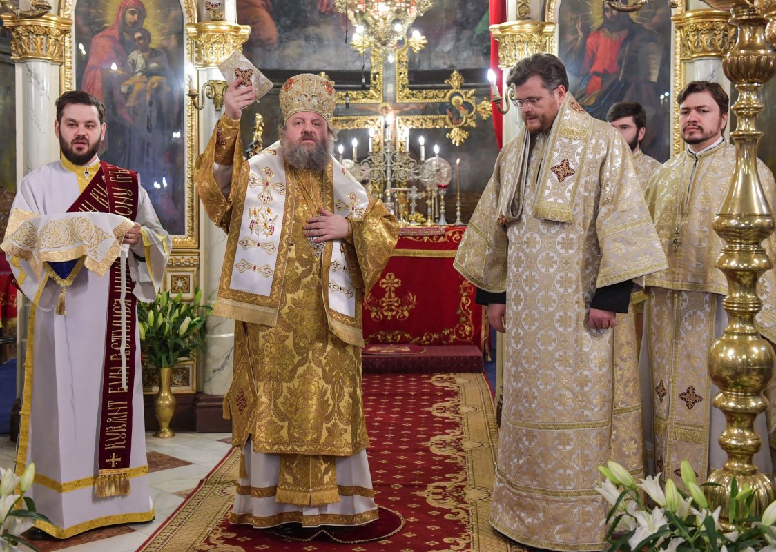 Sfântul Ierarh Dosoftei, prăznuit în Capitală 47678